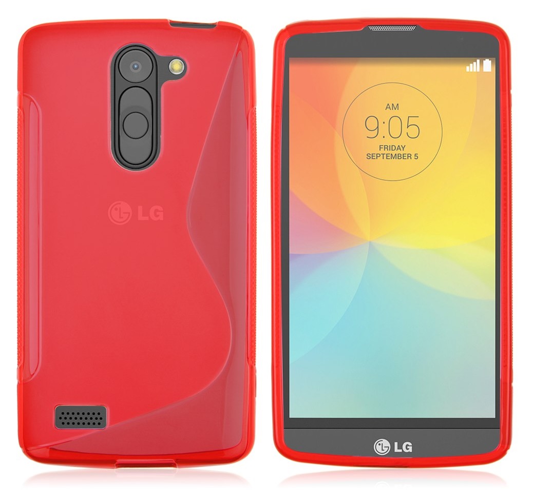 LG L Bello D331 - TPU Gel Case S-Line Red (OEM)