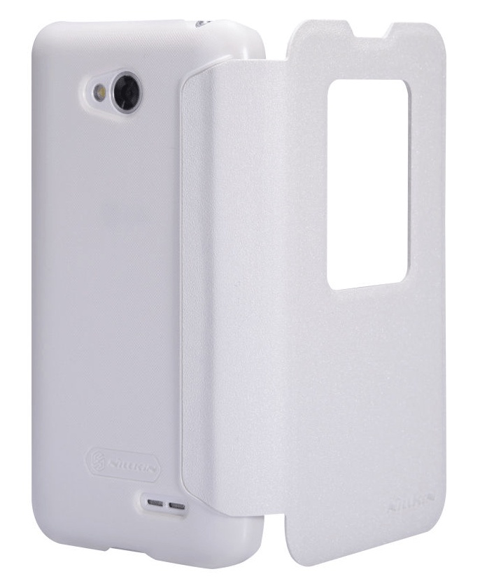 LG L65 L70 - Nillkin Sparkle Θήκη Book S-View Με Πίσω Κάλυμμα Λευκό (Nillkin)