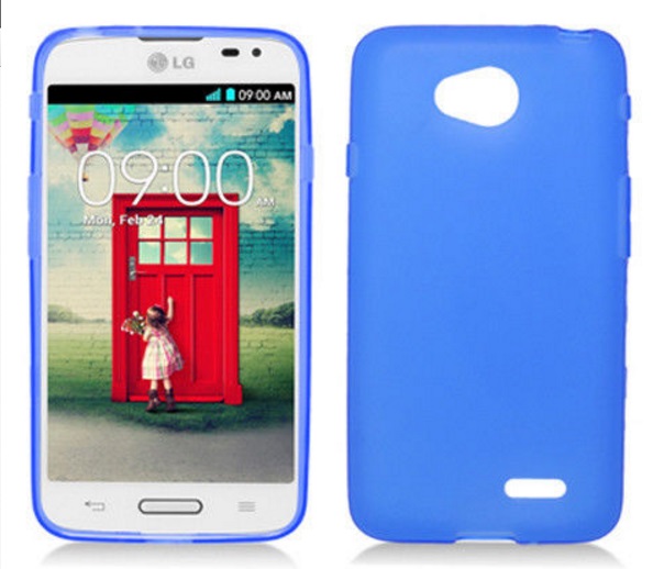 LG L65 L70 - TPU Gel Case Light Blue (OEM)