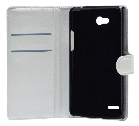 LG L80 D373 Book Ancus Teneo Case (White) (ANCUS)