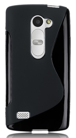 LG Leon (H340N) - TPU GEL Case S-Line Black (OEM)