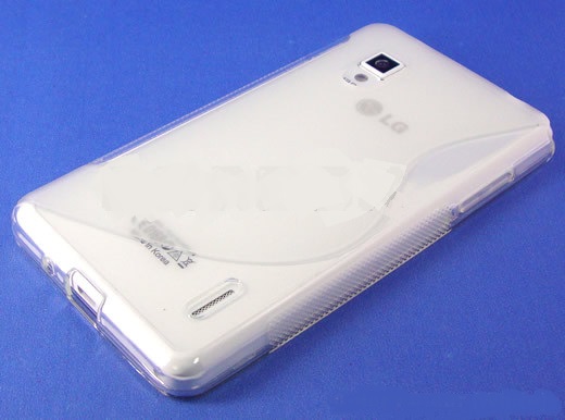 LG Optimus G E975 S-Line TPU Gel Silicone Case (Clear)