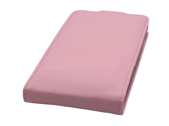 LG Optimus G E975 Flip Leather Wallet Case in Pink (OEM)