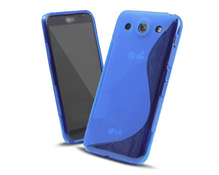 LG Optimus G Pro E988 E986 Θήκη Σιλικόνης Gel TPU S-Line - Μπλέ OEM