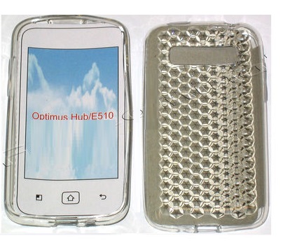 LG Optimus Hub E510 Gel Silicone Case - Transparent (OEM)