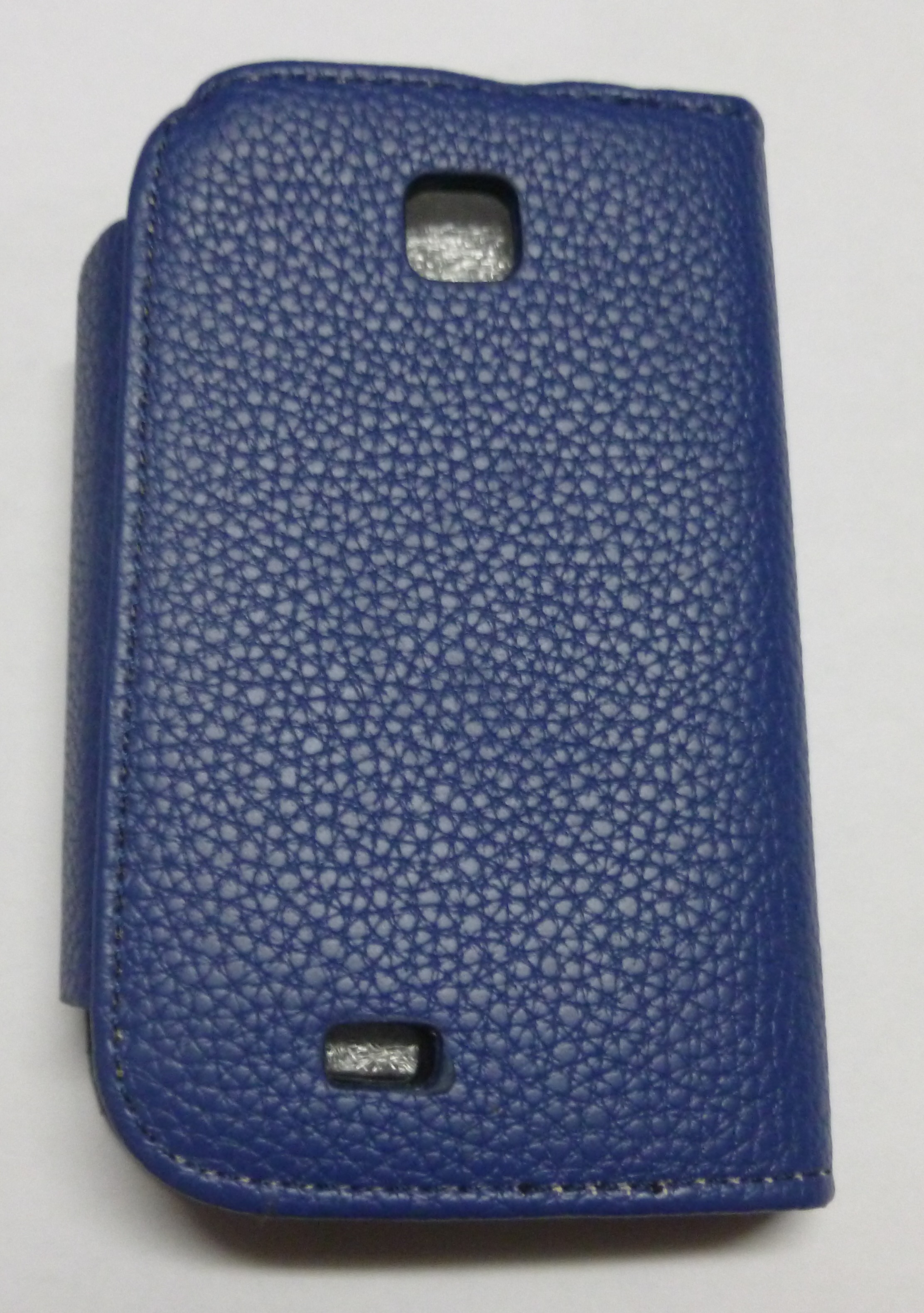 LG Optimus L1 II E410 - Leather Wallet Case Blue (OEM)