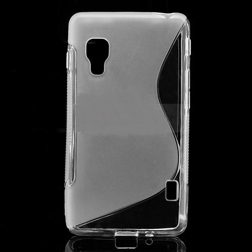 LG Optimus L5 2 E460 Gel TPU S-Line Silicone Case - Transparent (OEM)