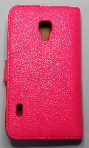 LG Optimus L7 2 P710 Leather Wallet Case (Magenta) L7ii (OEM)