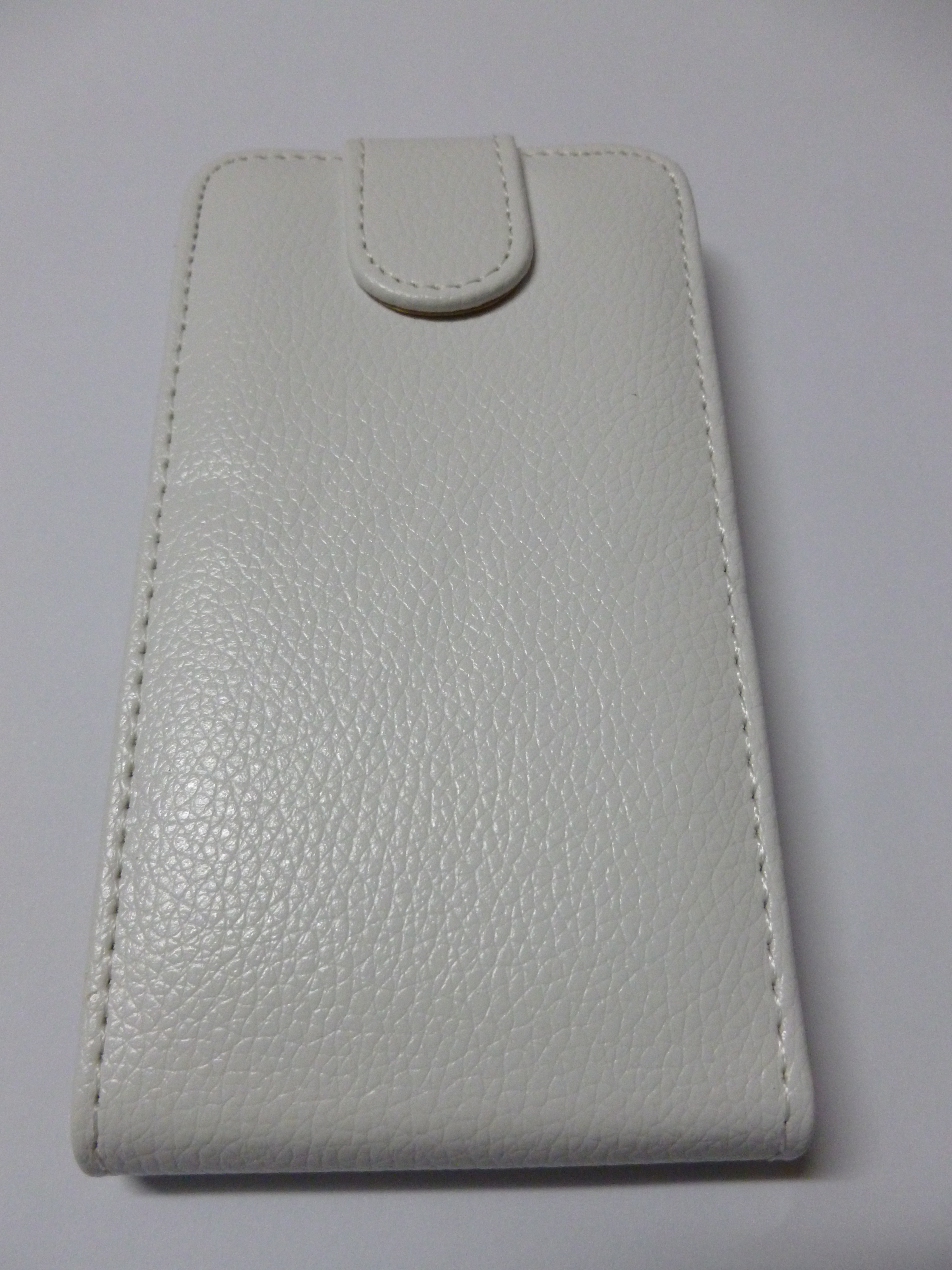 LG Optimus L9 II D605 Leather Flip Case White (OEM)