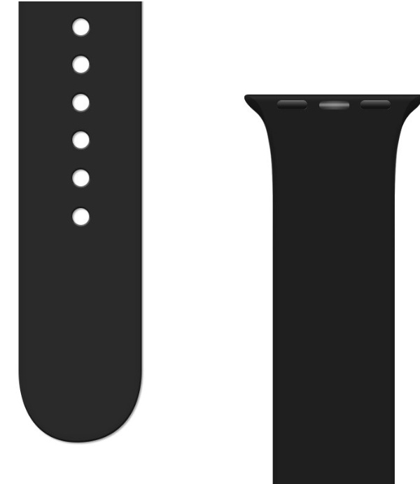 Λουράκι για SmartWatch  Μαύρο  - Συμβατό με Apple watch 38/40/41mm