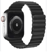 Λουράκι για SmartWatch Μαύρο - Συμβατό με Apple watch 42/44/45/49mm