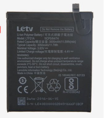 LTF21A 3050mAh Large Capacity Li-ion Backup Battery For LETV LeEco Le 2 / LETV LeEco Le 2 Pro / LETV X20 / LETV X25 / LETV X520 / LETV X525