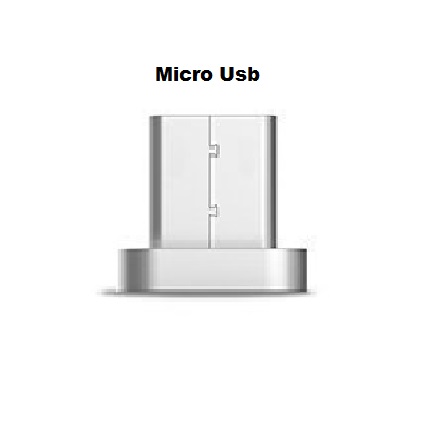 Magnetic USB cable connector tip Micro-USB male (9 pin)