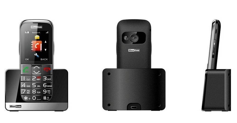 Maxcom MM720BB με Μεγάλα Πλήκτρα, Bluetooth, Ραδιόφωνο (Λειτουργεί χωρίς Handsfree), Φακό, Κάμερα και Πλήκτρο Έκτακτης Ανάγκης Μαύρο