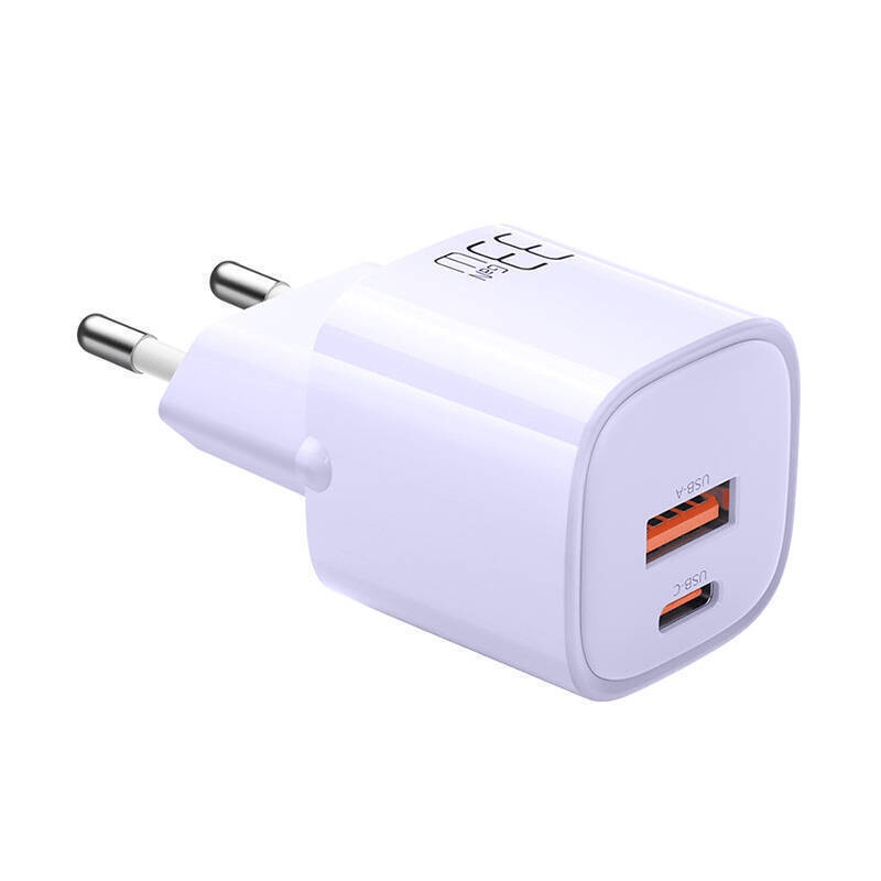 Mcdodo Φορτιστής Χωρίς Καλώδιο με Θύρα USB-A και Θύρα USB-C 33W Μωβ (CH-0155)