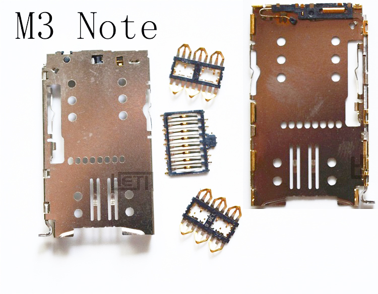 Meizu M3 Note Metal SIM Card Reader Connector Holder Tray Slot Socket (OEM) SIM and memory