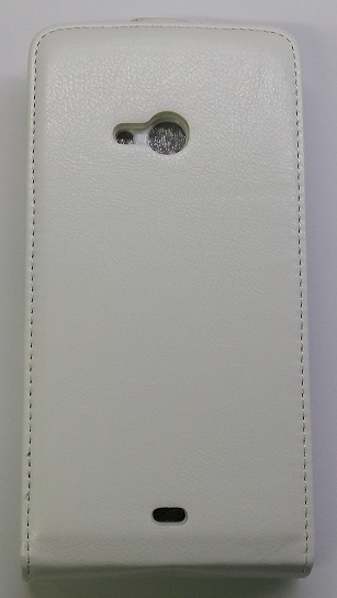 Microsoft Lumia 540 - Δερμάτινη Θήκη Flip Με Πίσω Κάλυμμα Σιλικόνης Λευκό (OEM)