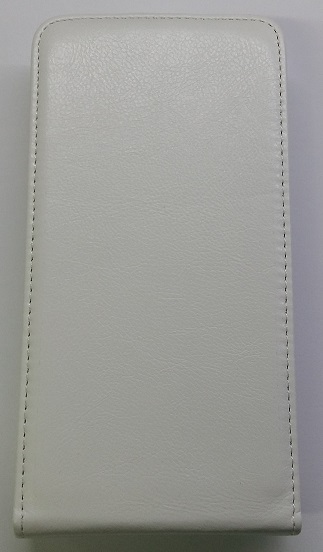 Microsoft Lumia 540 - Δερμάτινη Θήκη Flip Με Πίσω Κάλυμμα Σιλικόνης Λευκό (OEM)