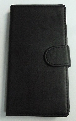 Microsoft Lumia 540 - Leather Wallet Case Black (OEM)