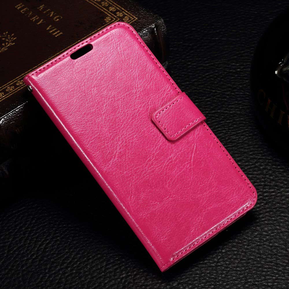 Microsoft Lumia 550 - Leather Wallet Case Pink (OEM)