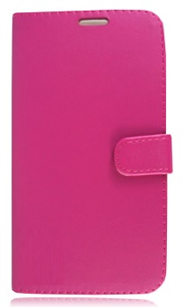 Microsoft Lumia 640 XL - Leather Wallet Stand Case Magenta (OEM)