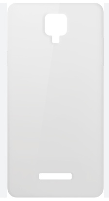 MLS iQTALK COLOR 4G TPU Ultra Thin Transparent Case (White)
