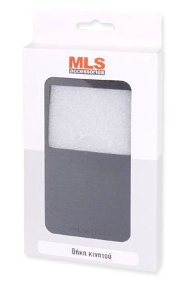 MLS IQTALK Onyx - Leather Case With View Window Black