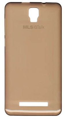 MLS  IQTALK Onyx - Silicone Case Back Cover Champagne