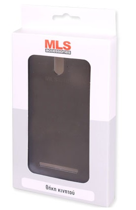 MLS IQTALK S8 Wood - Silicone Case Back Cover Black