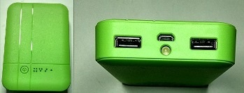Mobile Power Bank Charger 10000mAh Green IFGLEM-BLO (OEM)