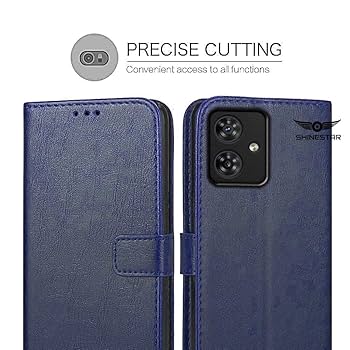 Θήκη Πορτοφόλι Μπλέ για Motorola G54