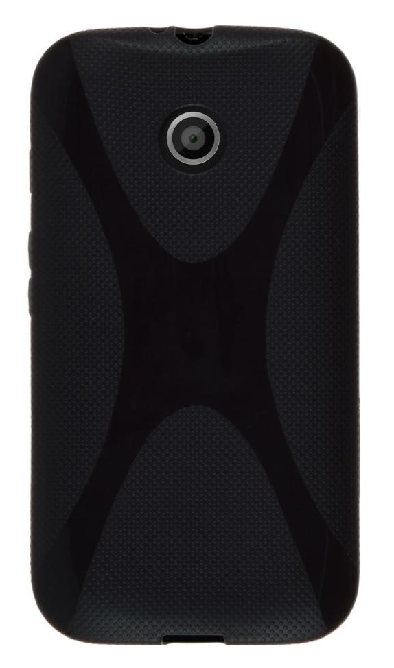 Motorola Moto E Dual SIM XT1022 - X-Line TPU Gel Case Black (OEM)