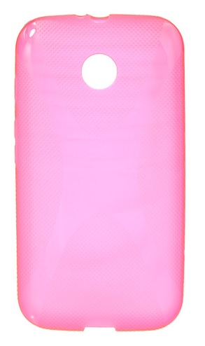 Motorola Moto E Dual SIM XT1022 - Θήκη Σιλικόνης X-Line Gel TPU Ρόζ (OEM)