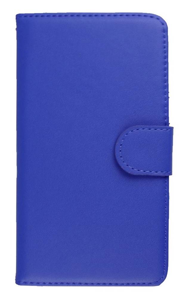 Motorola Moto G 2014 / Moto G2 XT1068 - Δερμάτινη Θήκη Πορτοφόλι Μπλέ (ΟΕΜ)
