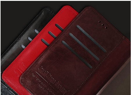 Motorola Moto G4 Wallet Leather Case with Plastic Back Cover Black (OEM)