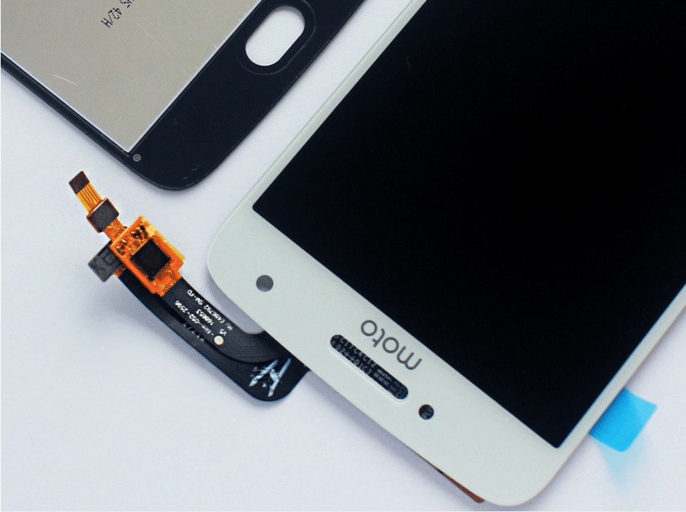 Motorola Moto G5 Plus XT1685 LCD with Touch Screen Digitizer Assembly White (OEM) (BULK)