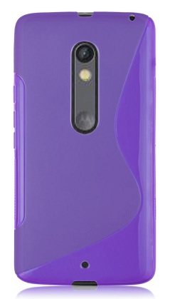 Motorola Moto 10 Play (XT1562) TPU Gel S-Line Case (Purple) (OEM)