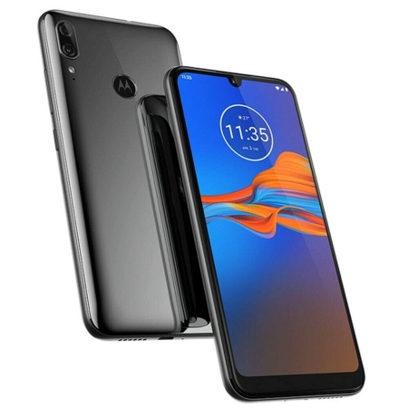 Motorola Moto E6 Plus (4+64GB, Dual SIM) (XT2025-2) (Polished Graphite)