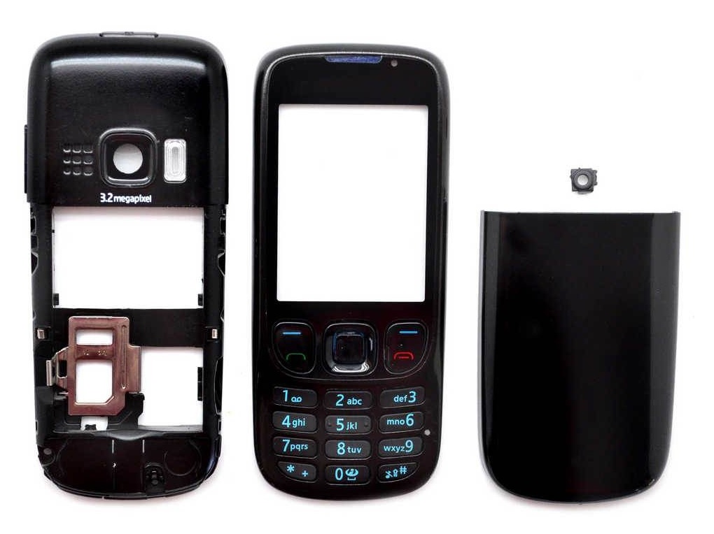 Nokia 6303 Classic Black Front Panel with Keypad (Bulk)