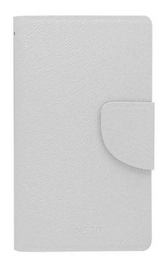 Nokia Lumia 520/525 - Θήκη Flip Book Foldable Λευκό