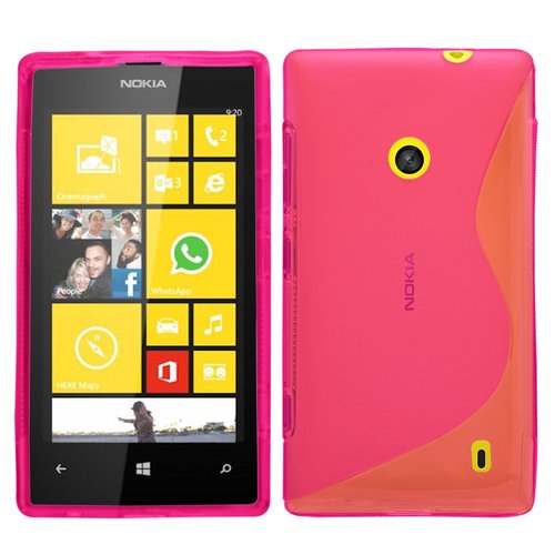 Nokia Lumia 520/525 Pink Silicone Case (NL520SCSLP) (OEM)
