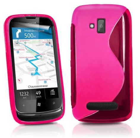 Nokia Lumia 610 Gel TPU S-Line Case (Pink) (OEM)