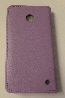Nokia Lumia 630 / 635 - Leather Magnetic Wallet Case Purple (OEM)