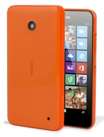 Nokia Lumia 635 - Battery Back Cover Bright Orange (Bulk)