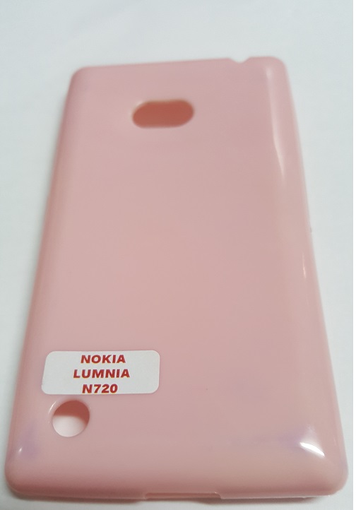 Nokia Lumia 720 TPU Silicone Case (Light Pink) (OEM)
