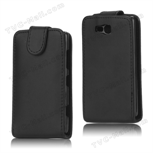 Nokia Lumia 820 Leather Flip Case Black OEM
