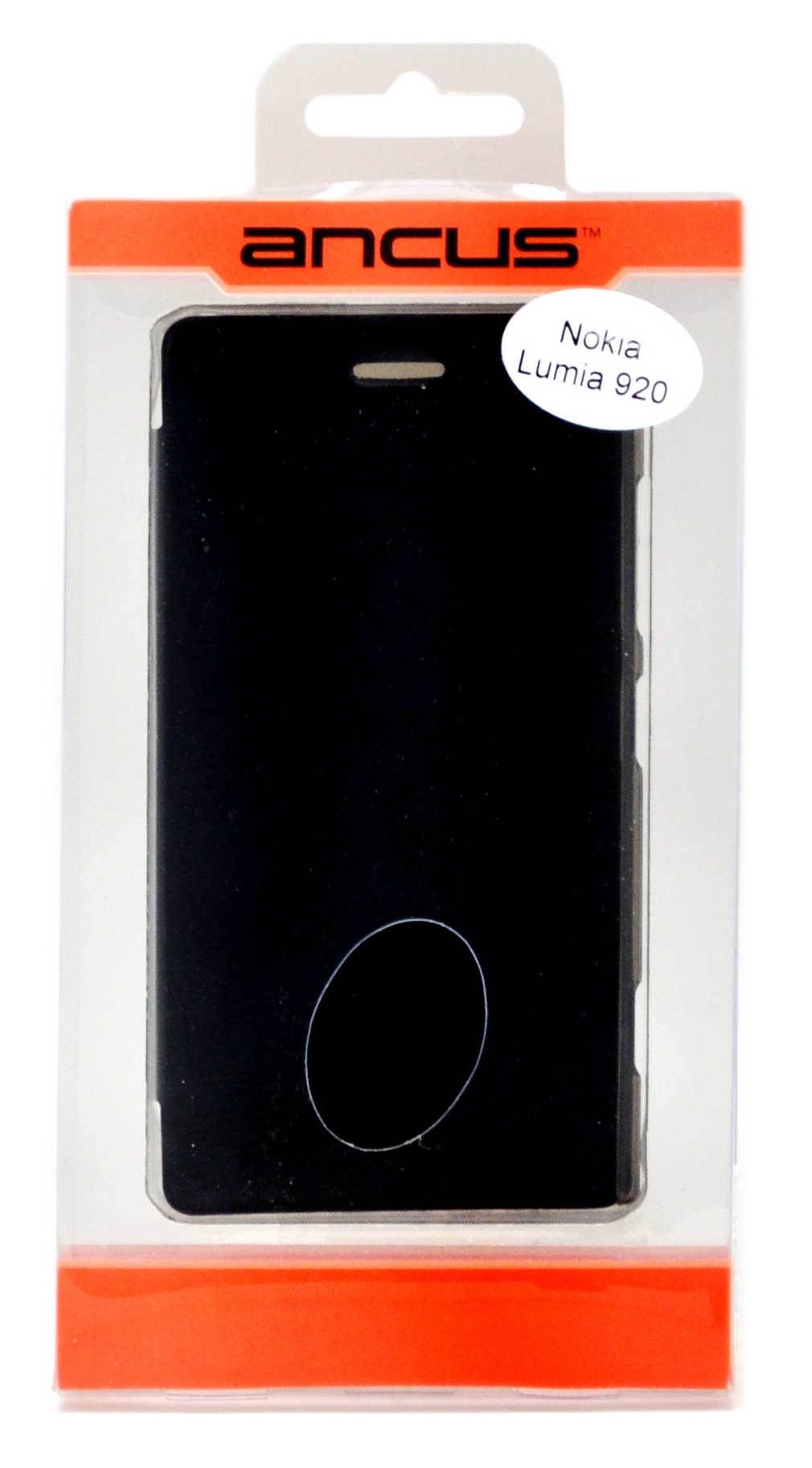 Nokia Lumia 920 Book-Style Case (Ancus) - Black Smoke