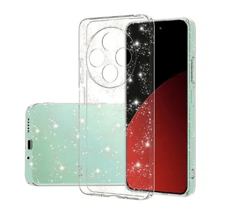 OEM Glitter TPU Back Cover (V2) for Xiaomi Redmi 14C / POCO C75 (Black) (oem)