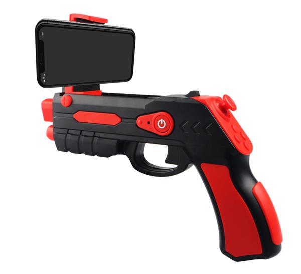 OMEGA Remote Augmented Reality Gun Blaster (Black + Red)