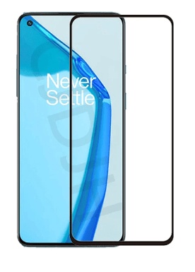 OnePlus 9 / 9R Full Cover Tempered Glass Screen Protector (9H, Black) (OEM)